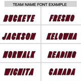 Custom White Cardinal and Black Side Stripe Pattern Authentic Football Jersey