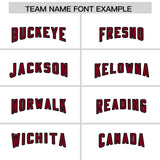 Custom White Cardinal and Black Side Stripe Pattern Authentic Football Jersey