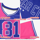 Custom Black Aqua and White Side Stripe Pattern Authentic Football Jersey