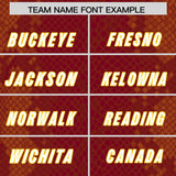Custom Crimson Personalized Snakeskin Graffiti Pattern Authentic Football Jersey