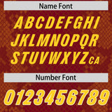 Custom Crimson Personalized Snakeskin Graffiti Pattern Authentic Football Jersey