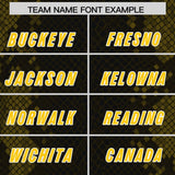 Custom Black Personalized Snakeskin Graffiti Pattern Authentic Football Jersey