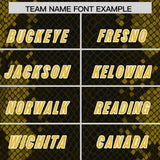 Custom Black Personalized Snakeskin Graffiti Pattern Authentic Football Jersey