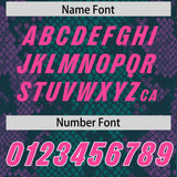 Custom Aqua Personalized Snakeskin Graffiti Pattern Authentic Football Jersey