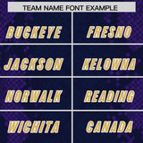 Custom Navy Personalized Snakeskin Graffiti Pattern Authentic Football Jersey