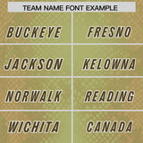Custom Champagne Personalized Snakeskin Graffiti Pattern Authentic Football Jersey