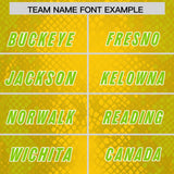 Custom Gold Personalized Snakeskin Graffiti Pattern Authentic Football Jersey
