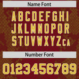 Custom Crimson Personalized Snakeskin Graffiti Pattern Authentic Football Jersey