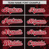 Custom Black Personalized Snakeskin Graffiti Pattern Authentic Football Jersey