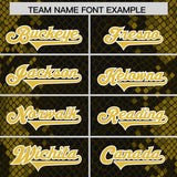 Custom Black Personalized Snakeskin Graffiti Pattern Authentic Football Jersey