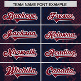 Custom Navy Personalized Snakeskin Graffiti Pattern Authentic Football Jersey