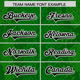 Custom Kelly Green Personalized Snakeskin Graffiti Pattern Authentic Football Jersey