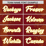 Custom Crimson Personalized Snakeskin Graffiti Pattern Authentic Football Jersey