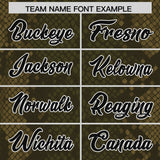 Custom Olive Personalized Snakeskin Graffiti Pattern Authentic Football Jersey