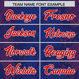 Custom Royal Personalized Snakeskin Graffiti Pattern Authentic Football Jersey