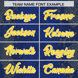Custom Royal Personalized Snakeskin Graffiti Pattern Authentic Football Jersey