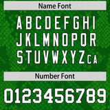 Custom Kelly Green Personalized Snakeskin Graffiti Pattern Authentic Football Jersey