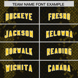Custom Black Personalized Snakeskin Graffiti Pattern Authentic Football Jersey