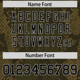 Custom Olive Personalized Snakeskin Graffiti Pattern Authentic Football Jersey