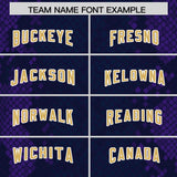 Custom Navy Personalized Snakeskin Graffiti Pattern Authentic Football Jersey