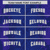 Custom Royal Personalized Snakeskin Graffiti Pattern Authentic Football Jersey