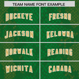 Custom Kelly Green Personalized Snakeskin Graffiti Pattern Authentic Football Jersey