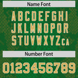 Custom Kelly Green Personalized Snakeskin Graffiti Pattern Authentic Football Jersey