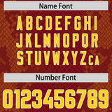 Custom Crimson Personalized Snakeskin Graffiti Pattern Authentic Football Jersey