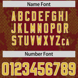 Custom Crimson Personalized Snakeskin Graffiti Pattern Authentic Football Jersey