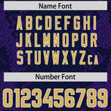 Custom Navy Personalized Snakeskin Graffiti Pattern Authentic Football Jersey