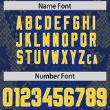 Custom Royal Personalized Snakeskin Graffiti Pattern Authentic Football Jersey