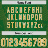 Custom Kelly Green Personalized Snakeskin Graffiti Pattern Authentic Football Jersey