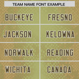 Custom Champagne Personalized Snakeskin Graffiti Pattern Authentic Football Jersey