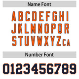 Custom White Navy Personalized Shoulder Cut Two-Tone Authentic Football Jersey