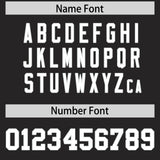 Custom Black White Personalized Shoulder Cut Two-Tone Authentic Football Jersey