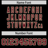 Custom Black Crimson-Khaki Classic Personalized Baseball Sports Uniform