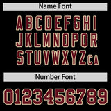 Custom Black Crimson-Khaki Classic Personalized Baseball Sports Uniform