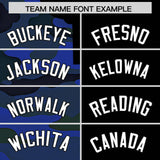 Custom Black Camo Split Fashion Authentic Performance Polo Shirt