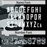 Custom Black Camo Split Fashion Authentic Performance Polo Shirt