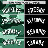 Custom Black Camo Split Fashion Authentic Performance Polo Shirt