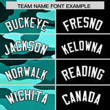 Custom Black Camo Split Fashion Authentic Performance Polo Shirt