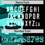 Custom Black Camo Split Fashion Authentic Performance Polo Shirt