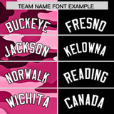 Custom Black Camo Split Fashion Authentic Performance Polo Shirt