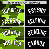 Custom Black Camo Split Fashion Authentic Performance Polo Shirt