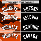 Custom Black Camo Split Fashion Authentic Performance Polo Shirt