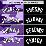 Custom Black Camo Split Fashion Authentic Performance Polo Shirt