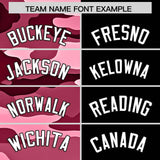 Custom Black Camo Split Fashion Authentic Performance Polo Shirt