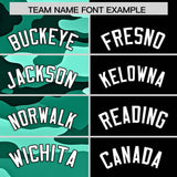 Custom Black Camo Split Fashion Authentic Performance Polo Shirt