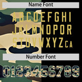 Custom Black Camo Split Fashion Authentic Performance Polo Shirt