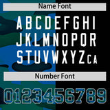 Custom Black Camo Split Fashion Authentic Performance Polo Shirt